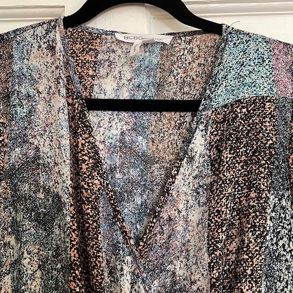 BCBG multicolor Jumpsuit!! 💜❤️ - Picture 4 of 6